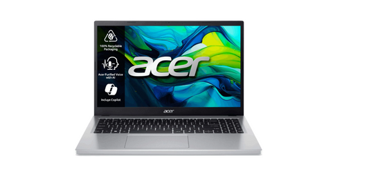 Portátil - Acer Aspire Go 15 AG15-31P, 15.6" Full HD, Intel® Core™ i3-N305, 8GB RAM, 512GB SSD, UHD Graphics, Windows 11 Home